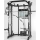 MULTISTATION GYM POWER+ VIS A VIS REGLABLE+CADRE GUIDE  PROFESSIONNEL MODÈLE NEUF