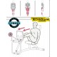 MUSCLES SOLLICITÉS PRESSE CUISSE TECHNOGYM EASYLINE OCCASION 