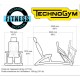 DIMENSIONS LEG PRESS TECHNOGYM EASYLINE OCCASION 