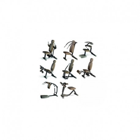 CIRCUIT FEMININ 8 POSTES TECHNOGYM EASY LINE OCCASION RECONDITIONNÉE GARANTIE 2 ANS