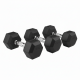 KIT 13 PAIRES D'HALTÈRES HEXAGONALES DE 5 À 35 KG + RACK 3 ETAGES NEUFS