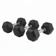 KIT 13 PAIRES D'HALTÈRES HEXAGONALES DE 5 À 35 KG + RACK 3 ETAGES NEUFS